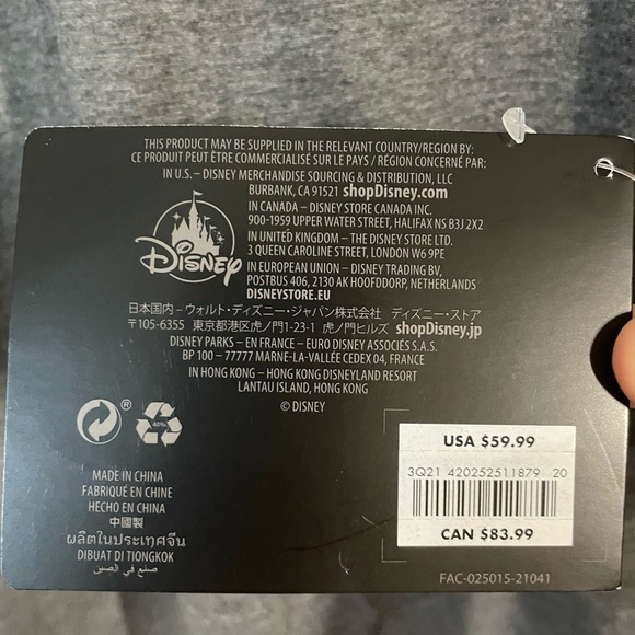 DISNEY BNWT Grey Men’s Collared Pride Collection Shirt Size XL Polo - Picture 4 of 5